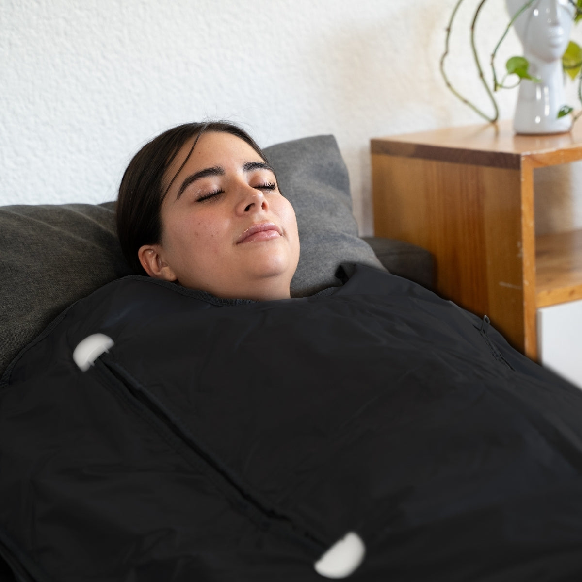 Manta Sauna De Infrarrojos Lejanos Get Well Negro