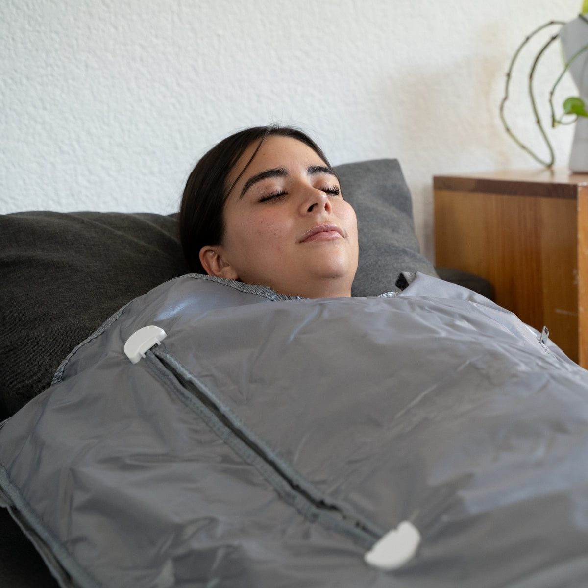 Manta Sauna De Infrarrojos Lejanos Get Well Gris