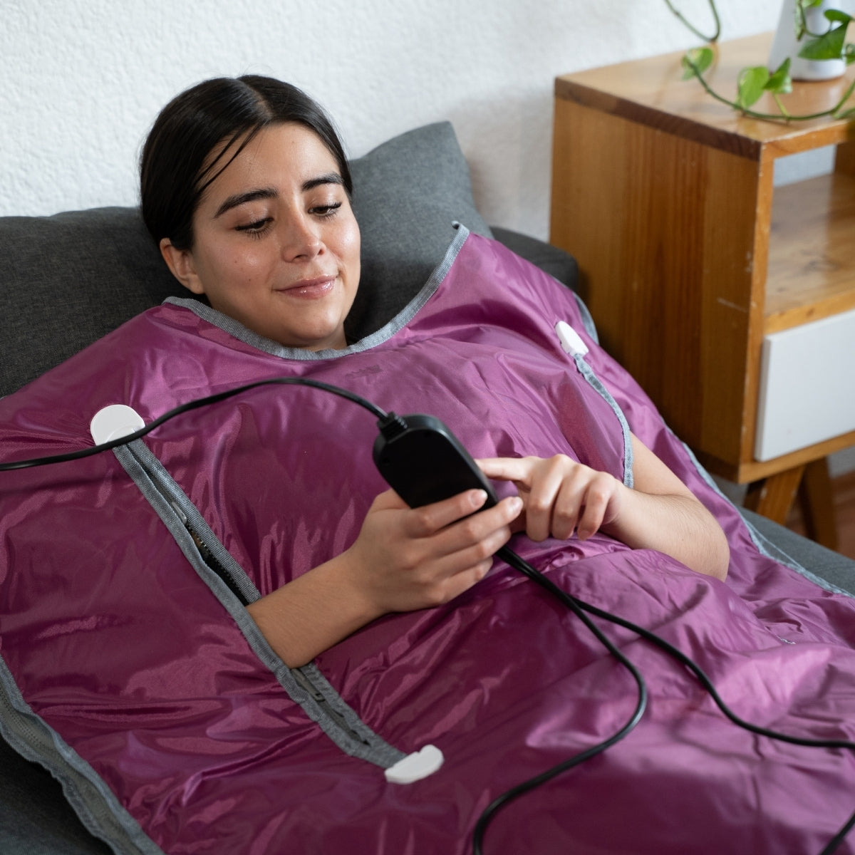 Manta Sauna De Infrarrojos Lejanos Get Well Vino