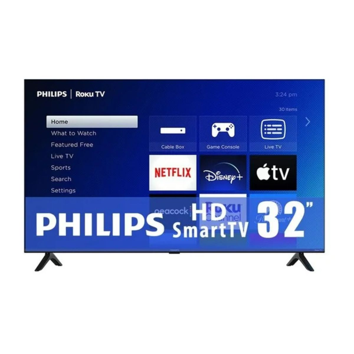 Pantalla Smart TV Philips 32" Dolby Audio