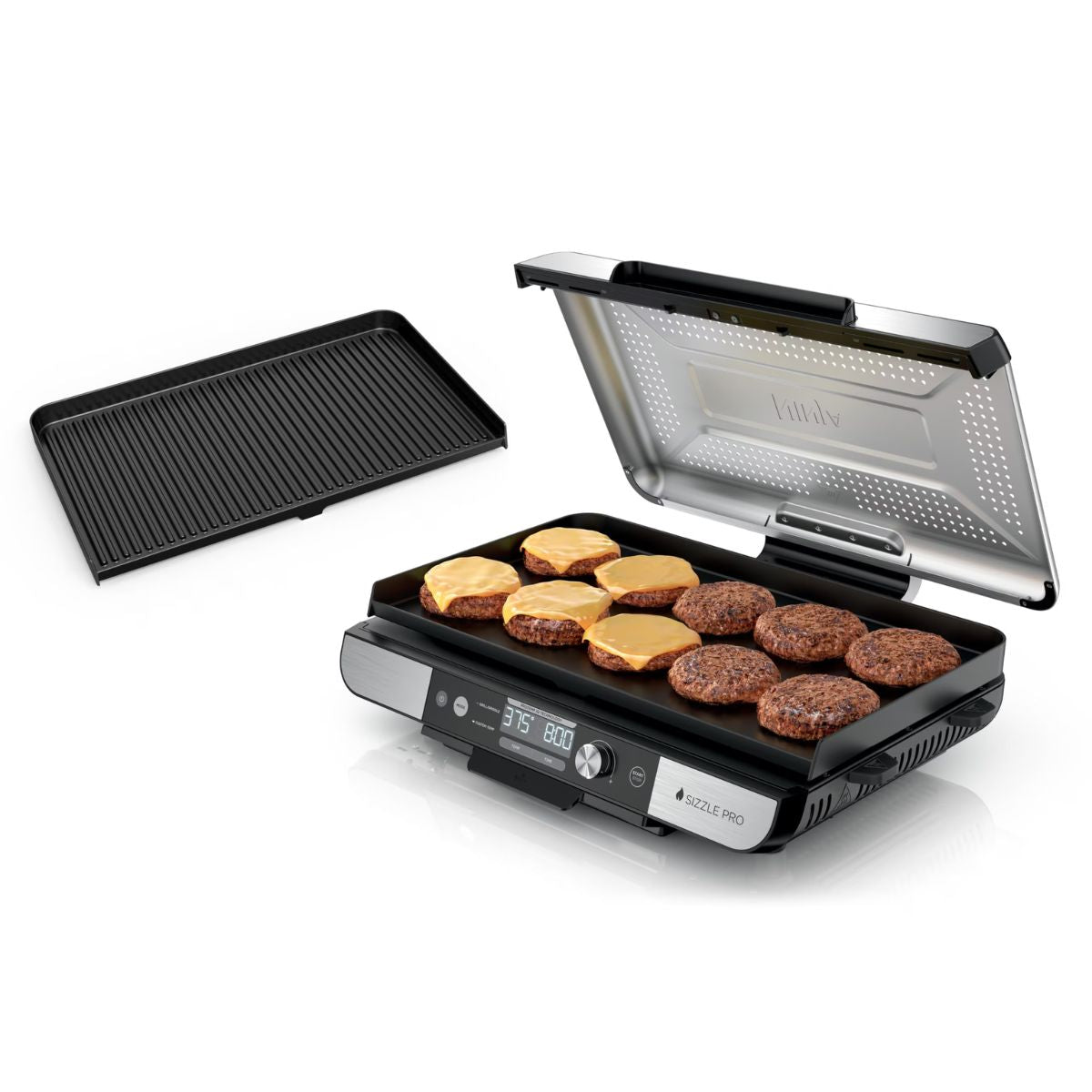 Plancha Y Parrilla Para Interiores Ninja XL GX101