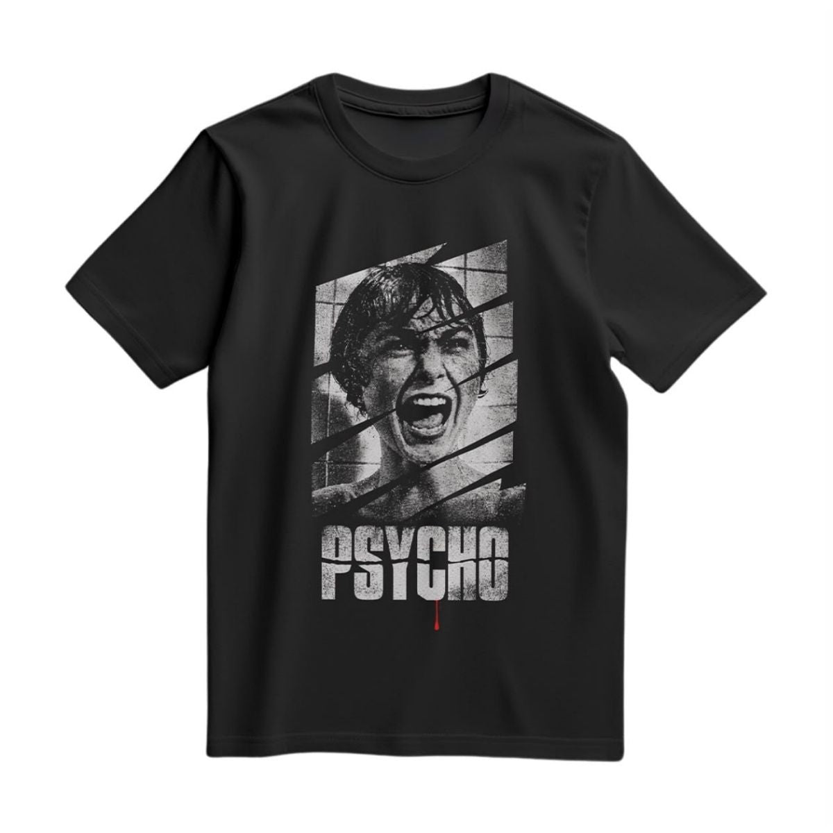 Playera Psycho Unisex Negra