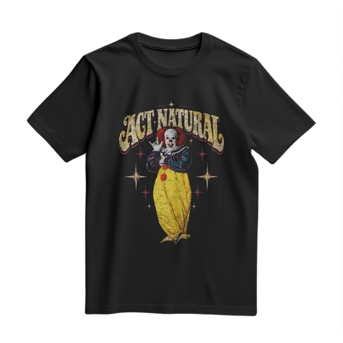 Playera Negra IT Act Natural Unisex