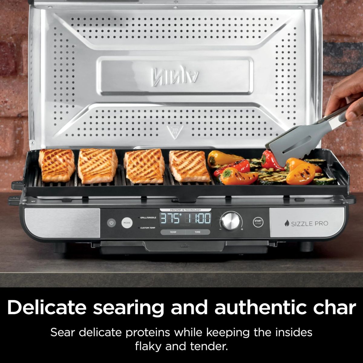 Plancha Y Parrilla Para Interiores Ninja XL GX101