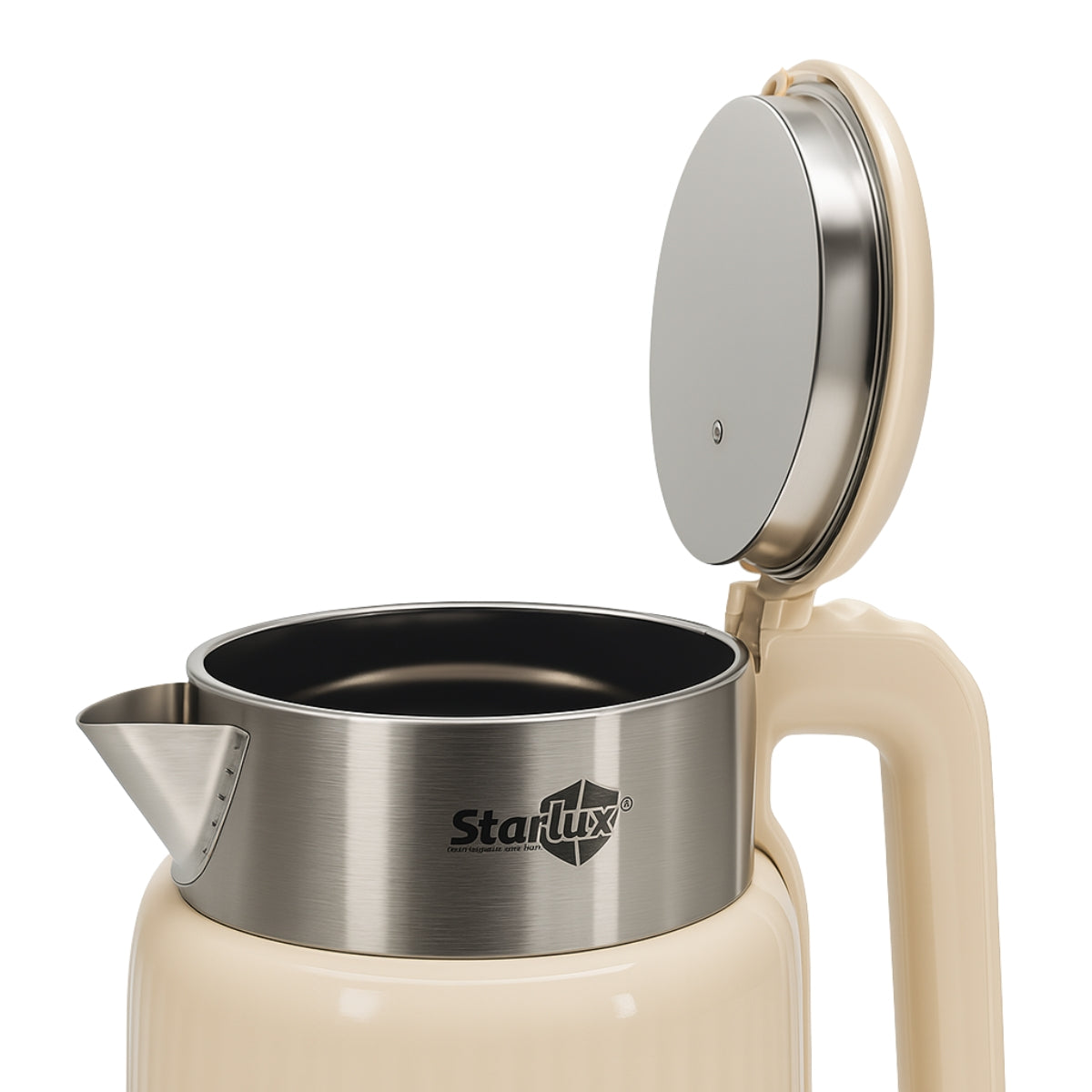 Jarra eléctrica Starlux 2L con doble capa y apagado automatico SL-24177 color blanco
