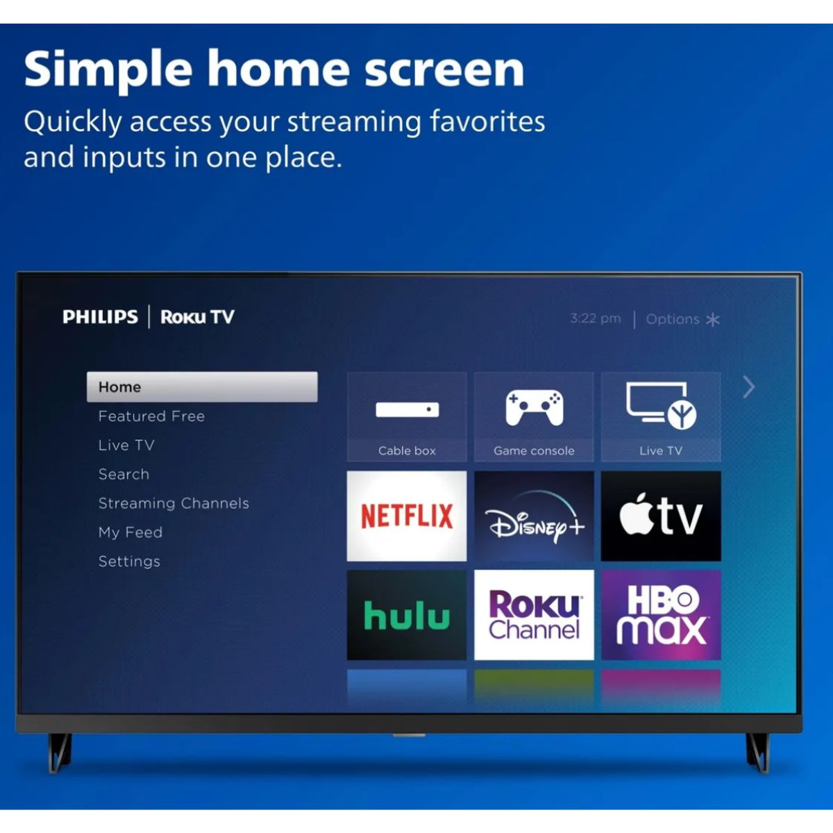Pantalla Philips 40 Pulgadas 40pfl6533 Smart Tv Roku Fhd