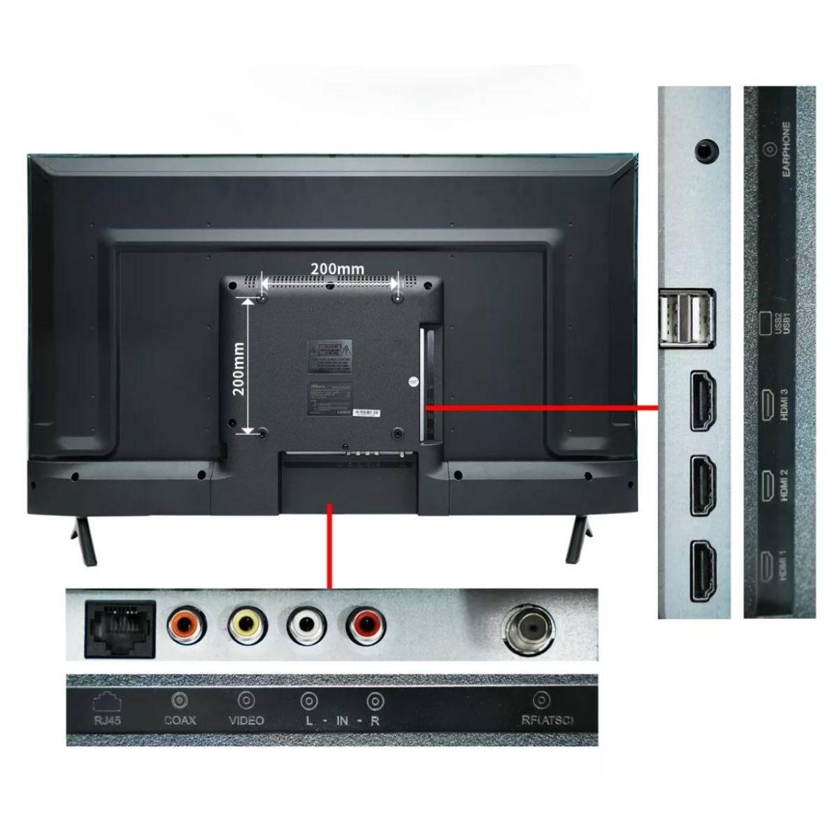 Pantalla Smart TV Hikers 43 Pulgadas HK43MX01