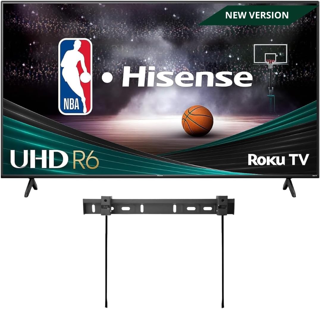 Pantalla Smart TV Hisense UHD 55 Pulgadas 4K Roku TV 55R6030N