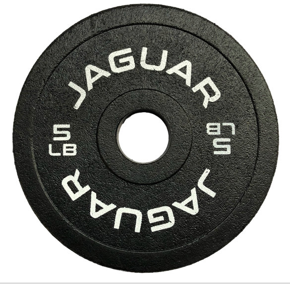 Set de Bumpers Jaguar Par de 5LB, 2.5LB y 1.25LB Modelo BLACK