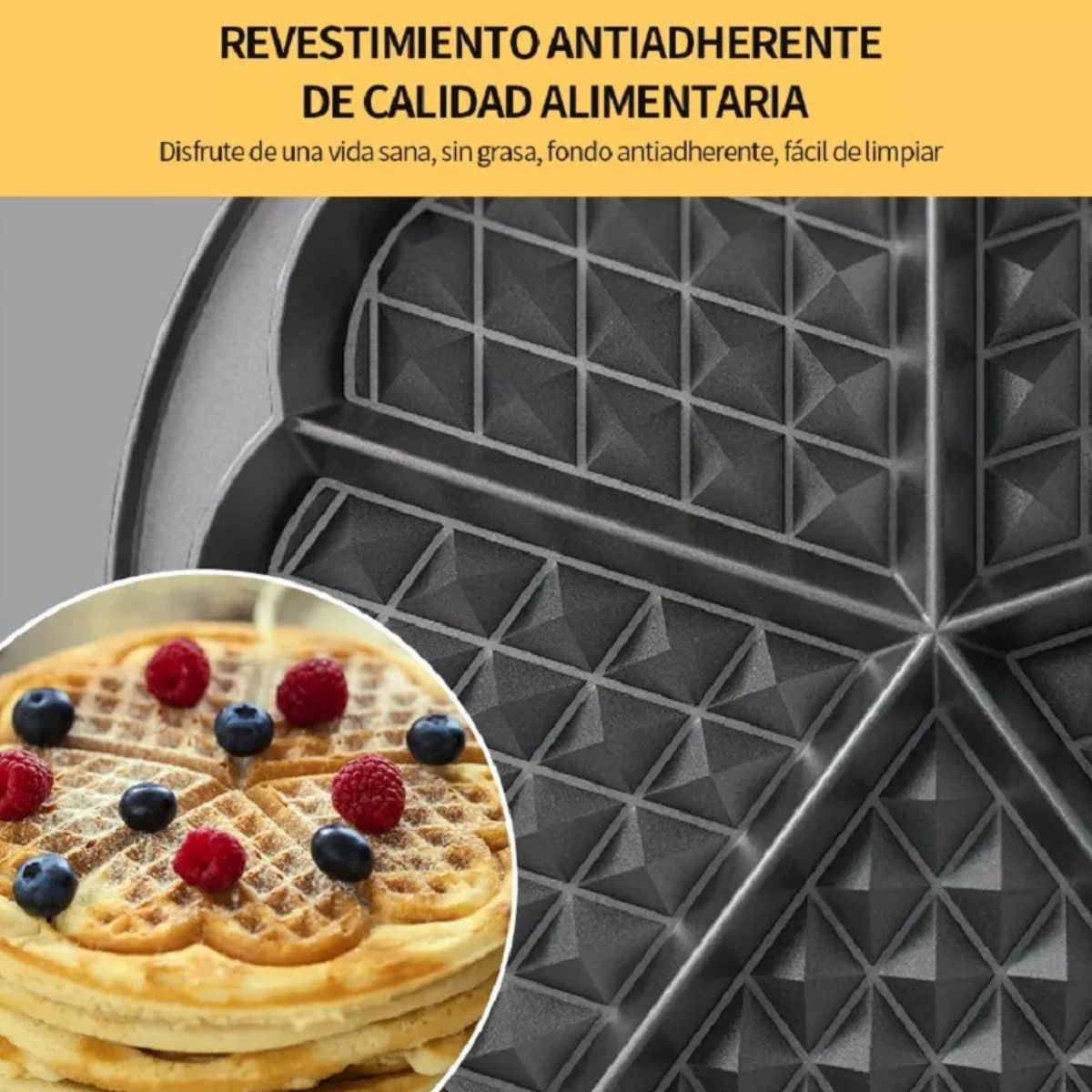 Wafflera Boma BM-2014CA 1000W Corazones