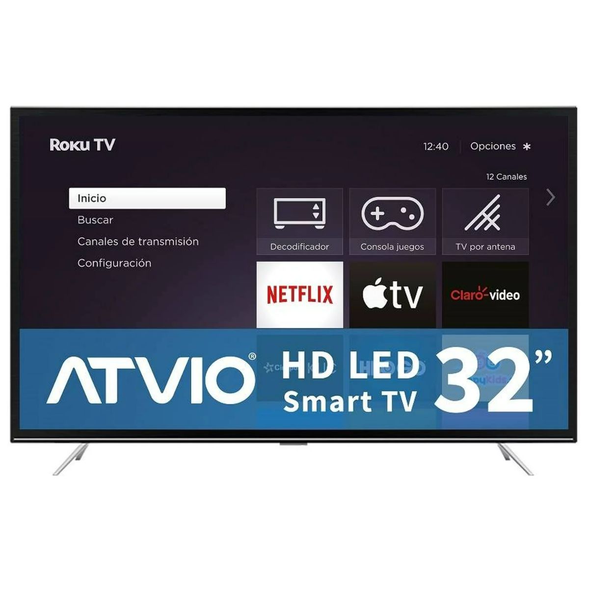 Pantalla 32 Pulgadas Atvio ATV SmartTV
