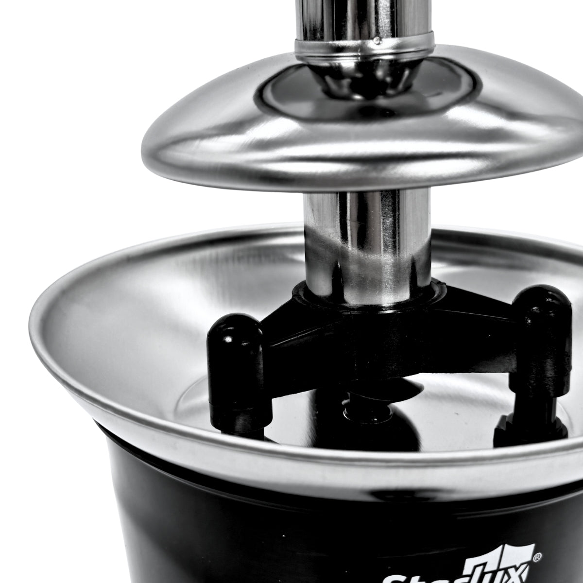 Fuente de chocolate Starlux, 3 capas, acero inoxidable, 280g, desmontable, 70w SL-23015