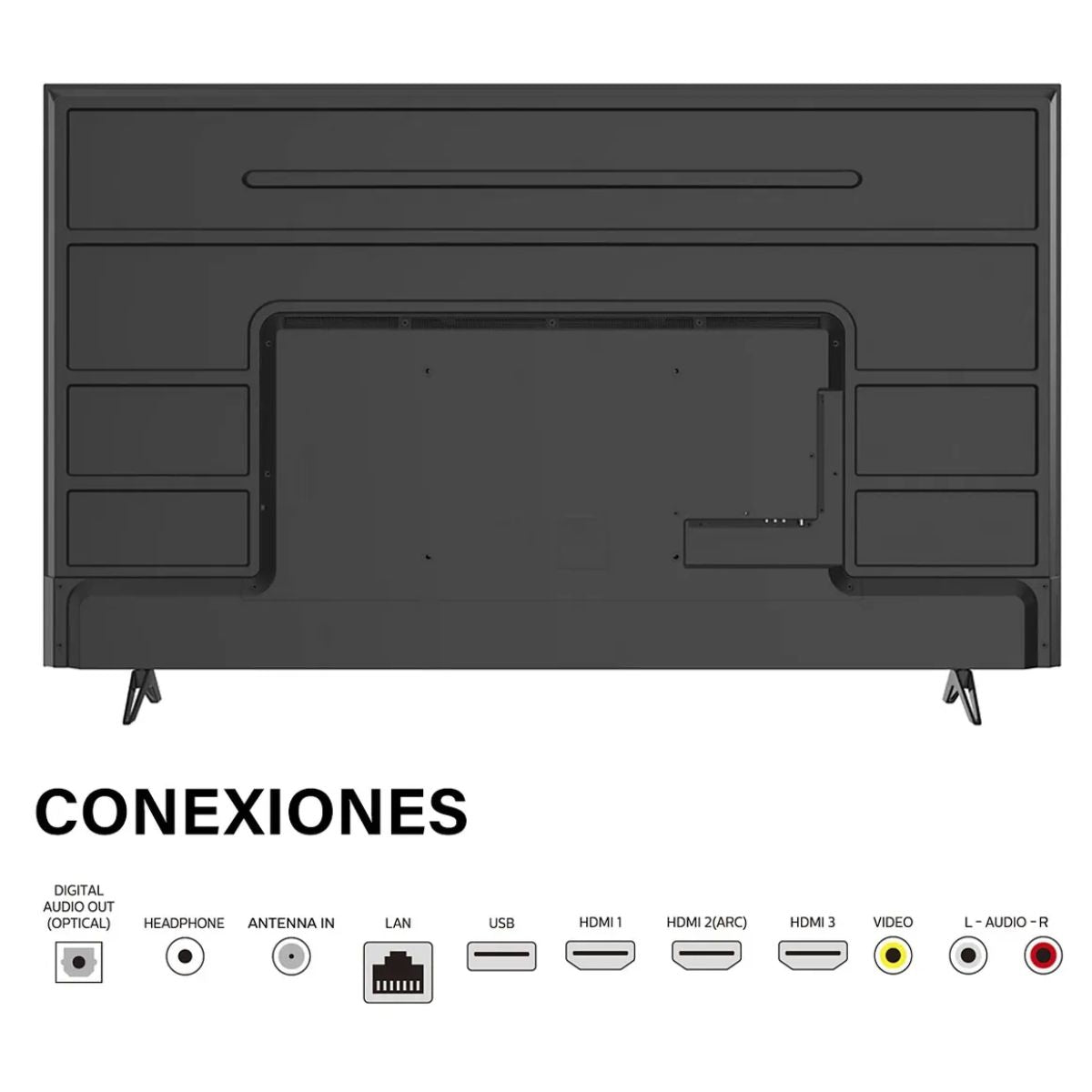Pantalla Philips 75" Google TV 4K Ultra HD 75PUL7552