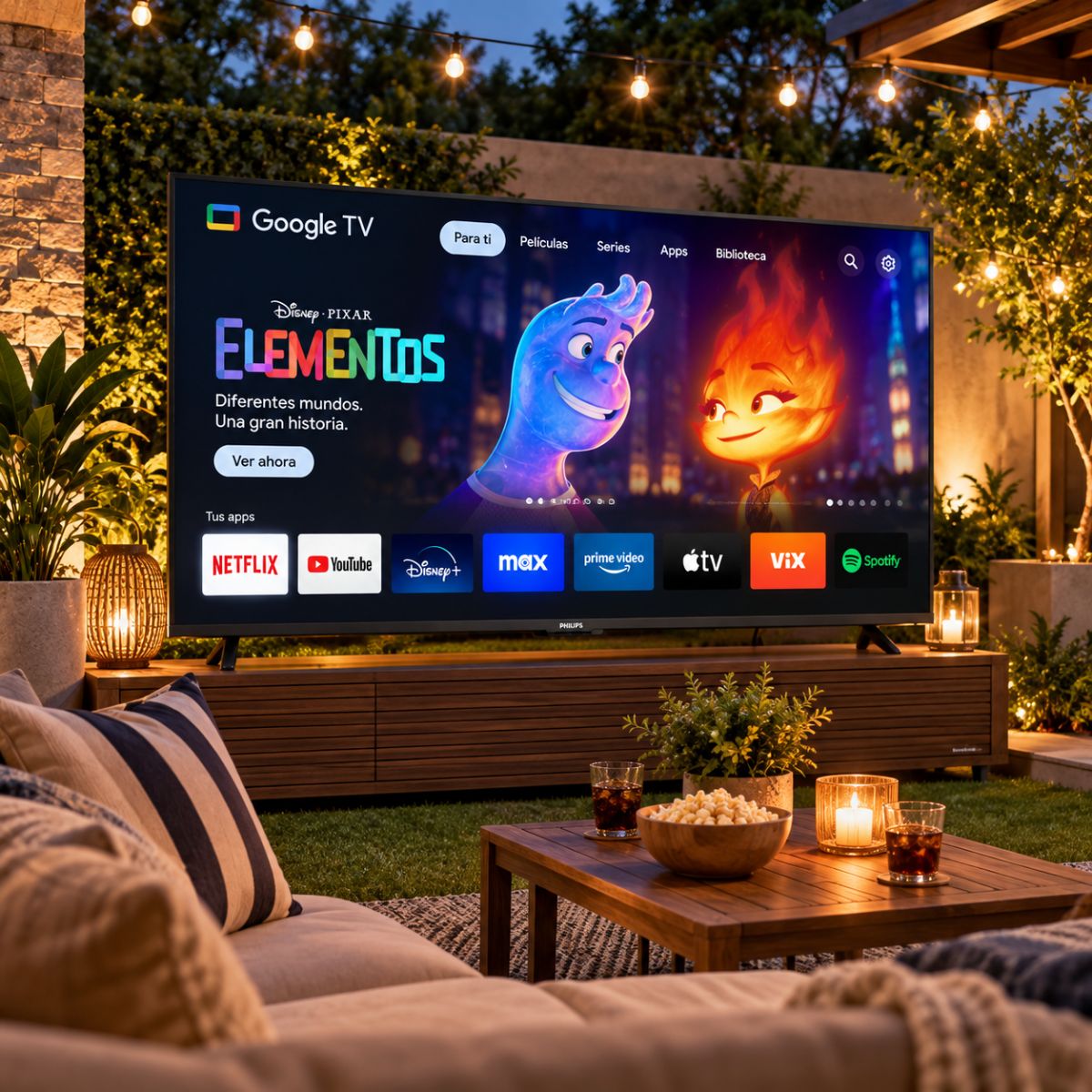 Pantalla Philips 85" Google TV 4K UHD HDR DOLBY AUDIO 85PUL7555