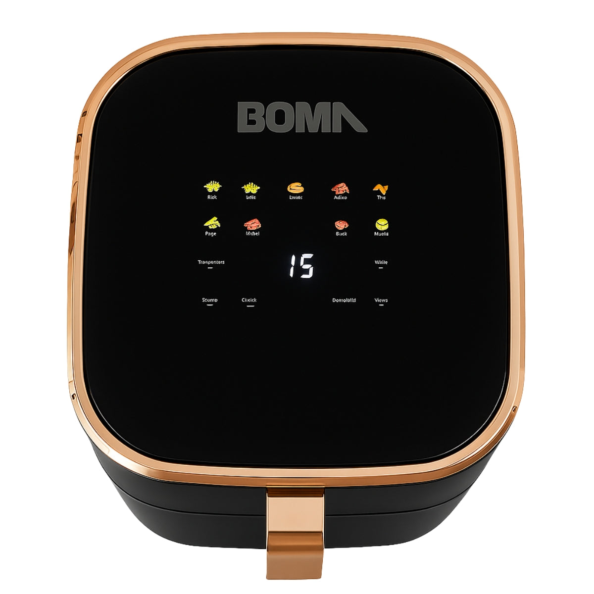 Freidora De Aire Boma Smart Multifunción Touch 5l 1400w BM-068B