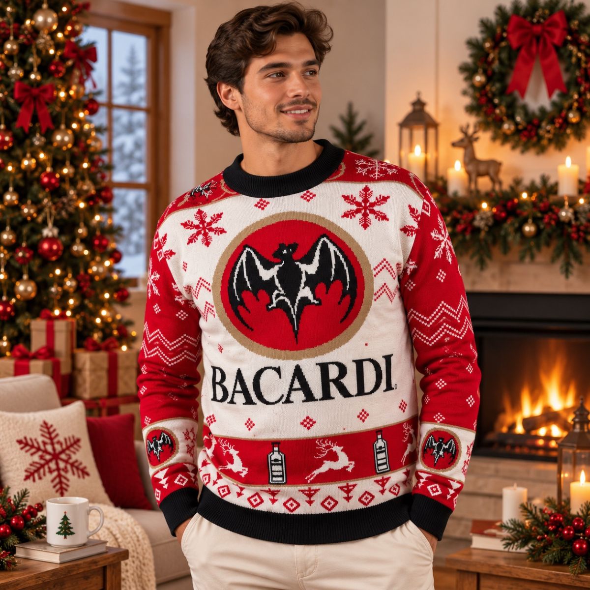 Sueter navideño Ugly Sweater Bacardi Unisex