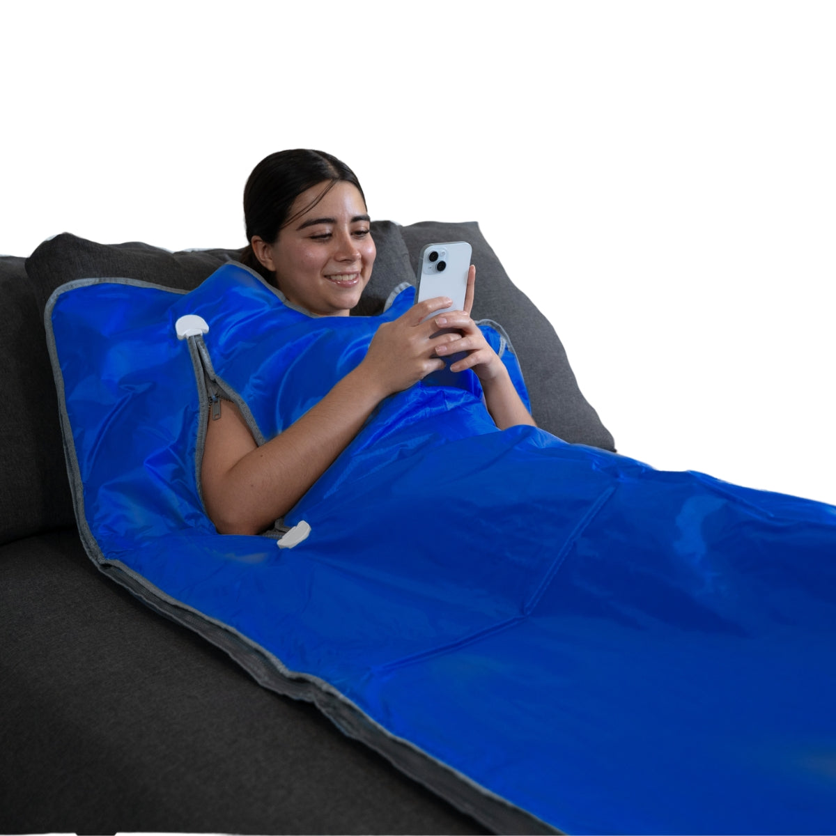 Manta Sauna De Infrarrojos Lejanos Get Well Azul