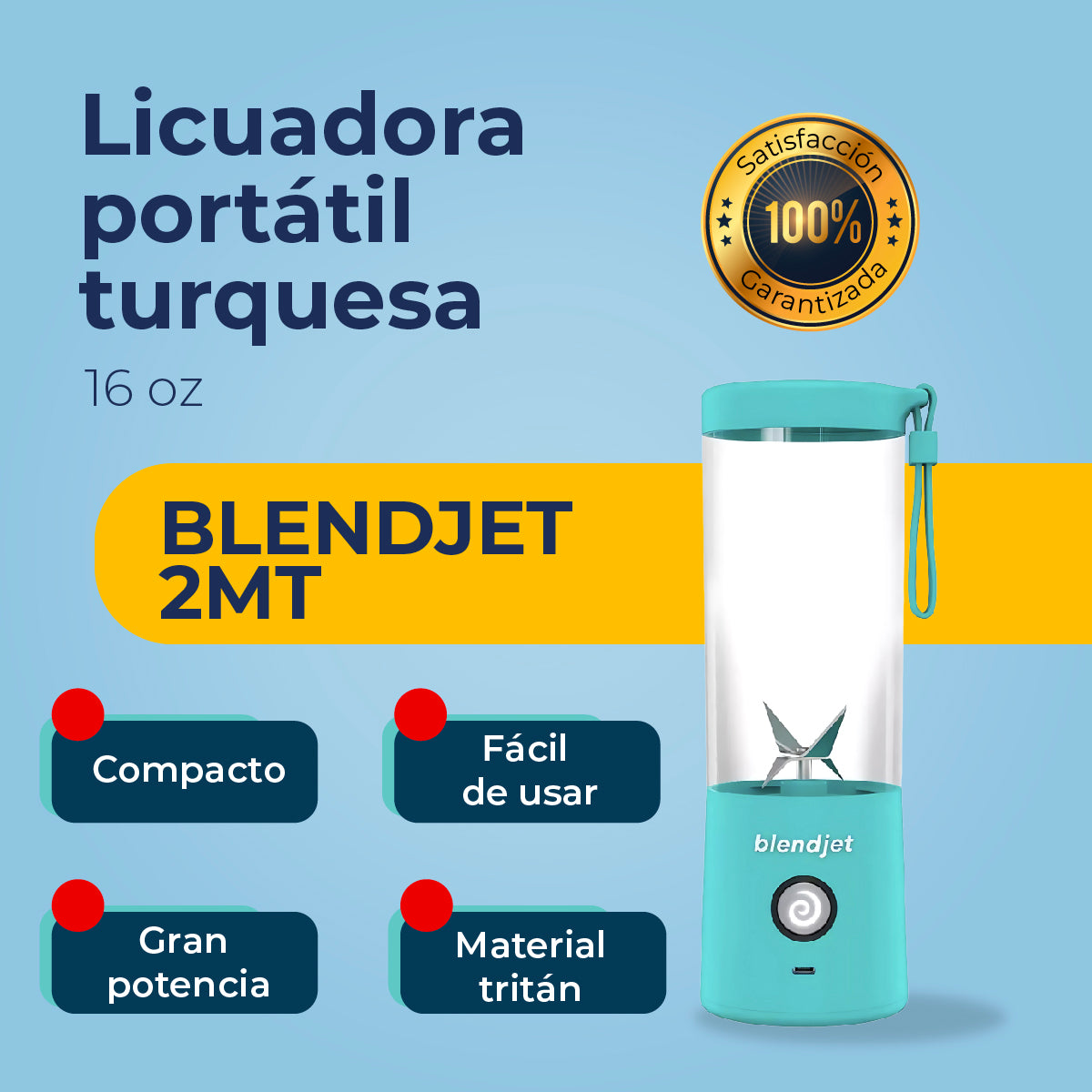 #COMBO1 Computadora De Escritorio Dell Optiplex 3000 8GB RAM y Licuadora portátil Blendjet de 475 ml Color Turquesa