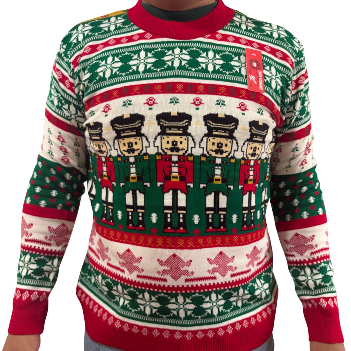 Suéter navideño Ugly Sweatter Cascanueces Unisex