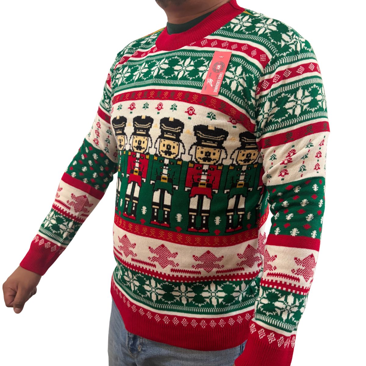 Suéter navideño Ugly Sweatter Cascanueces Unisex