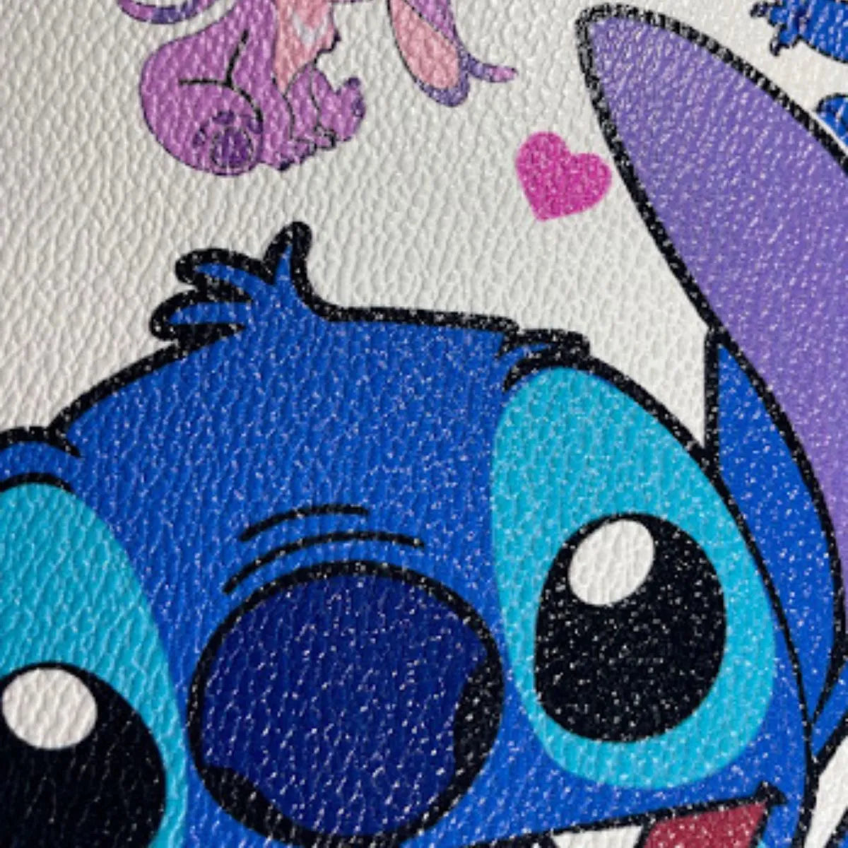 Mochila De Stitch Hecha En México, Tacto Piel, Repelente A La Lluvia Con Monedero De Regalo