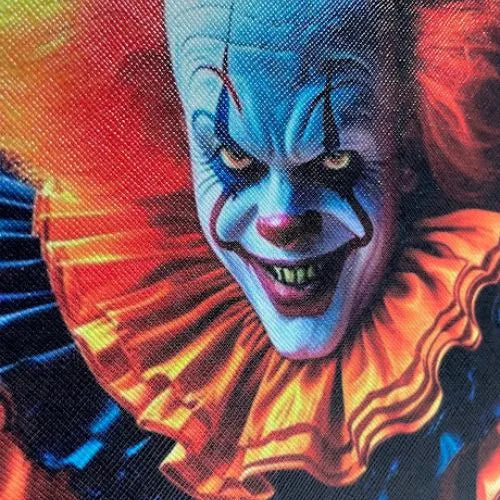 Mochila De Pennywise Payaso Eso It | 2 En 1 Bolsa Y Bolsa Mochila En Forma De Ataúd Hecha En México | Con Monedero De Regalo Y Correa Ajustable
