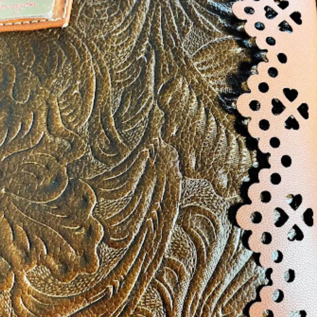 Bolsa De Piel Genuina Vacuno Con Correa ajustable Color Marrón HECHO EN MÉXICO