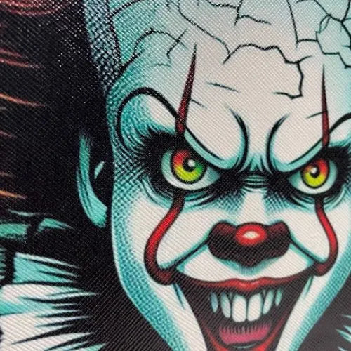 Mochila De Pennywise Payaso Eso It | 2 En 1 Bolsa Y Bolsa Mochila En Forma De Ataúd Hecha En México | Con Monedero De Regalo Y Correa Ajustable