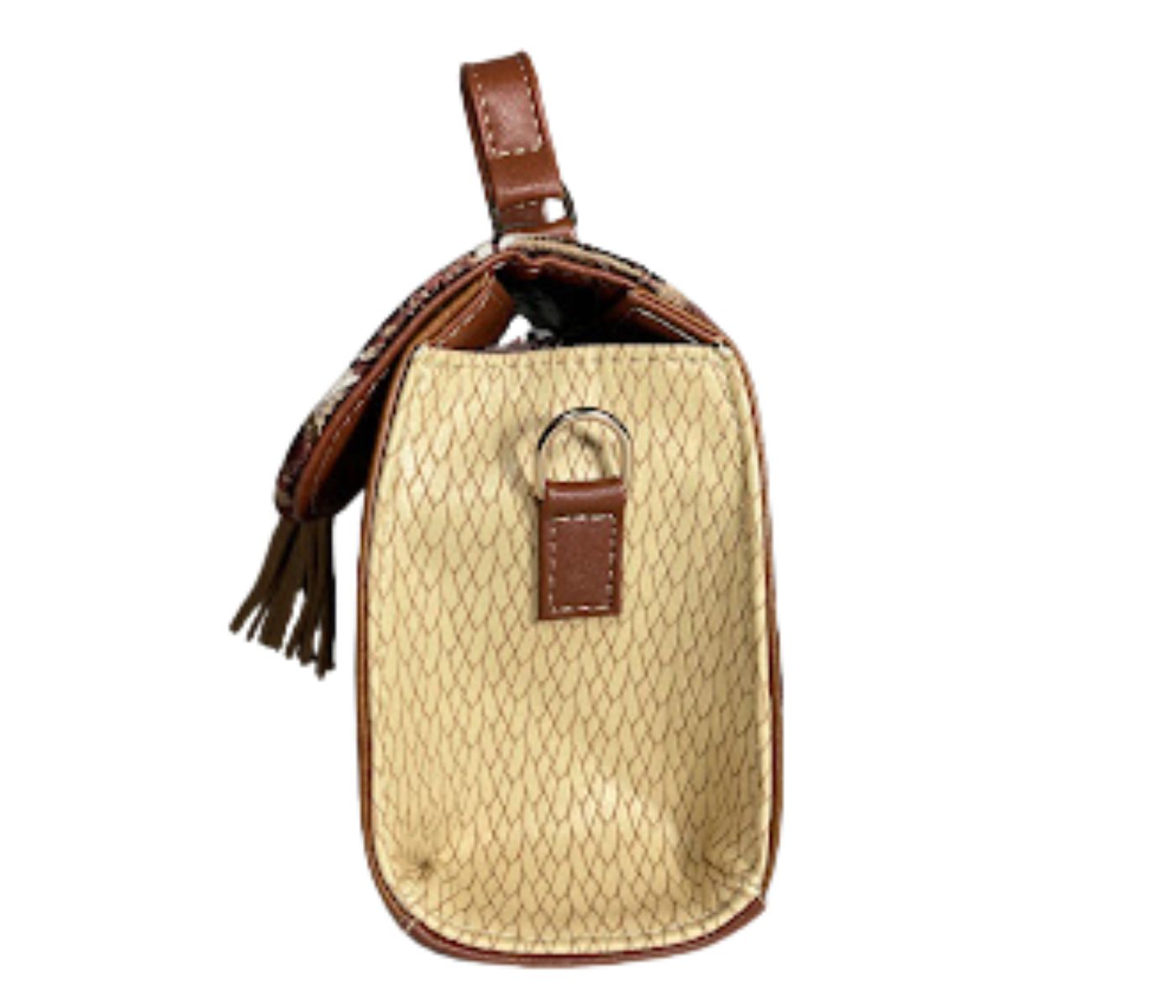 Bolsa Crossbody De Piel Vacuno Con Bordado Artesanal HECHO EN MÉXICO
