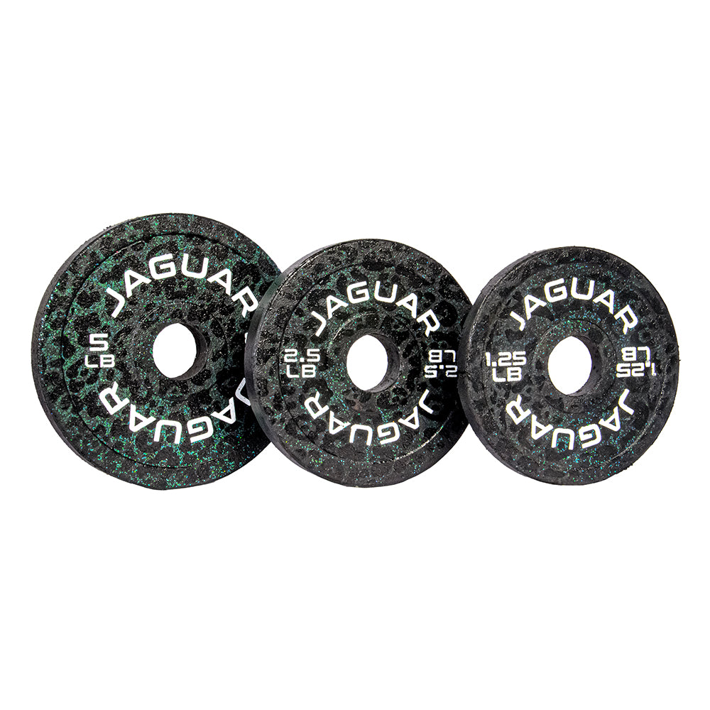 Set de Bumpers Jaguar "EK BALAM" – 3 Pares (5LB, 2.5LB, 1.25LB)