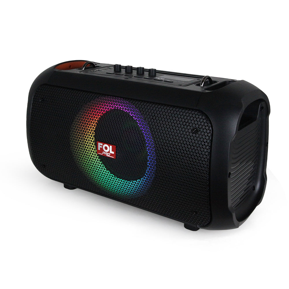Bocina Portátil BT FOL TWS Recargable 14.8v con correa para transportar FS-L128
