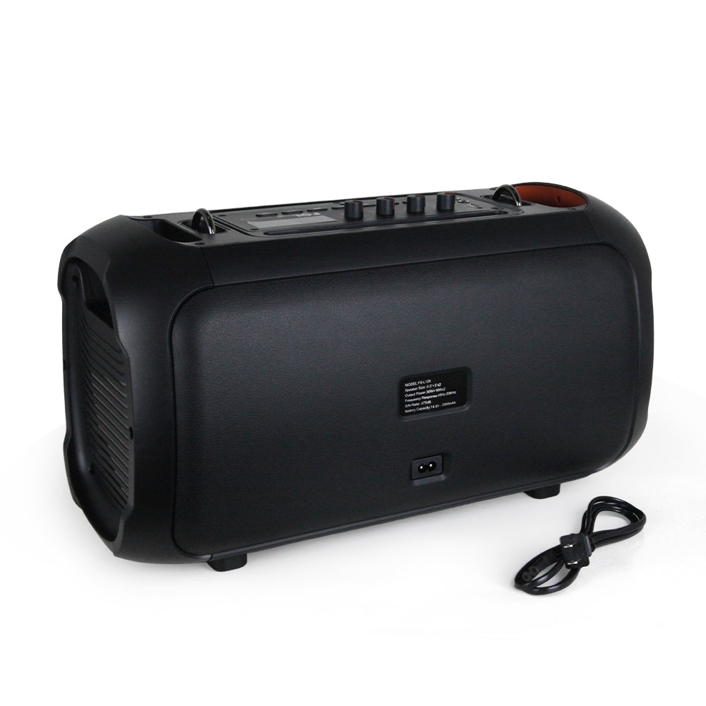 Bocina Portátil BT FOL TWS Recargable 14.8v con correa para transportar FS-L128