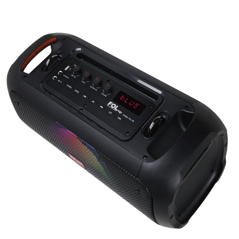 Bocina Portátil BT FOL TWS Recargable 14.8v con correa para transportar FS-L128