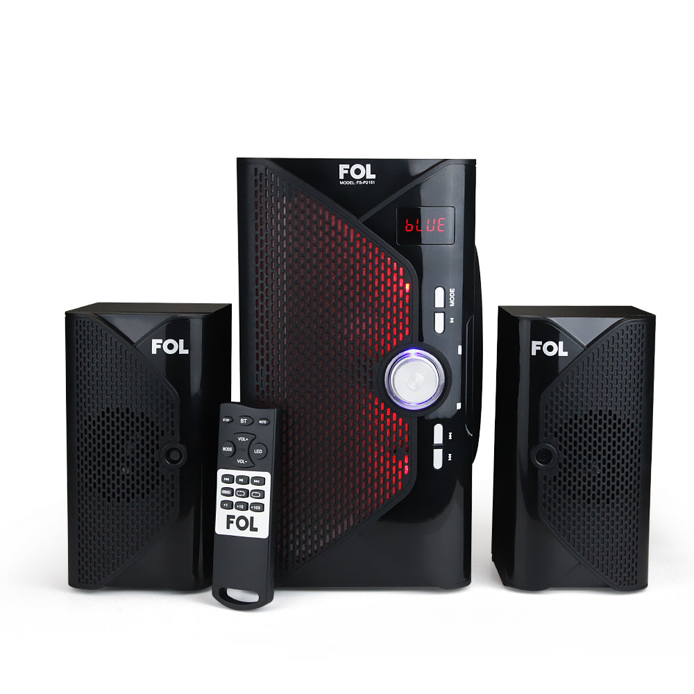 Minicomponente Bocinas fol 3.1 canales multimedia con control remoto FS-P2151