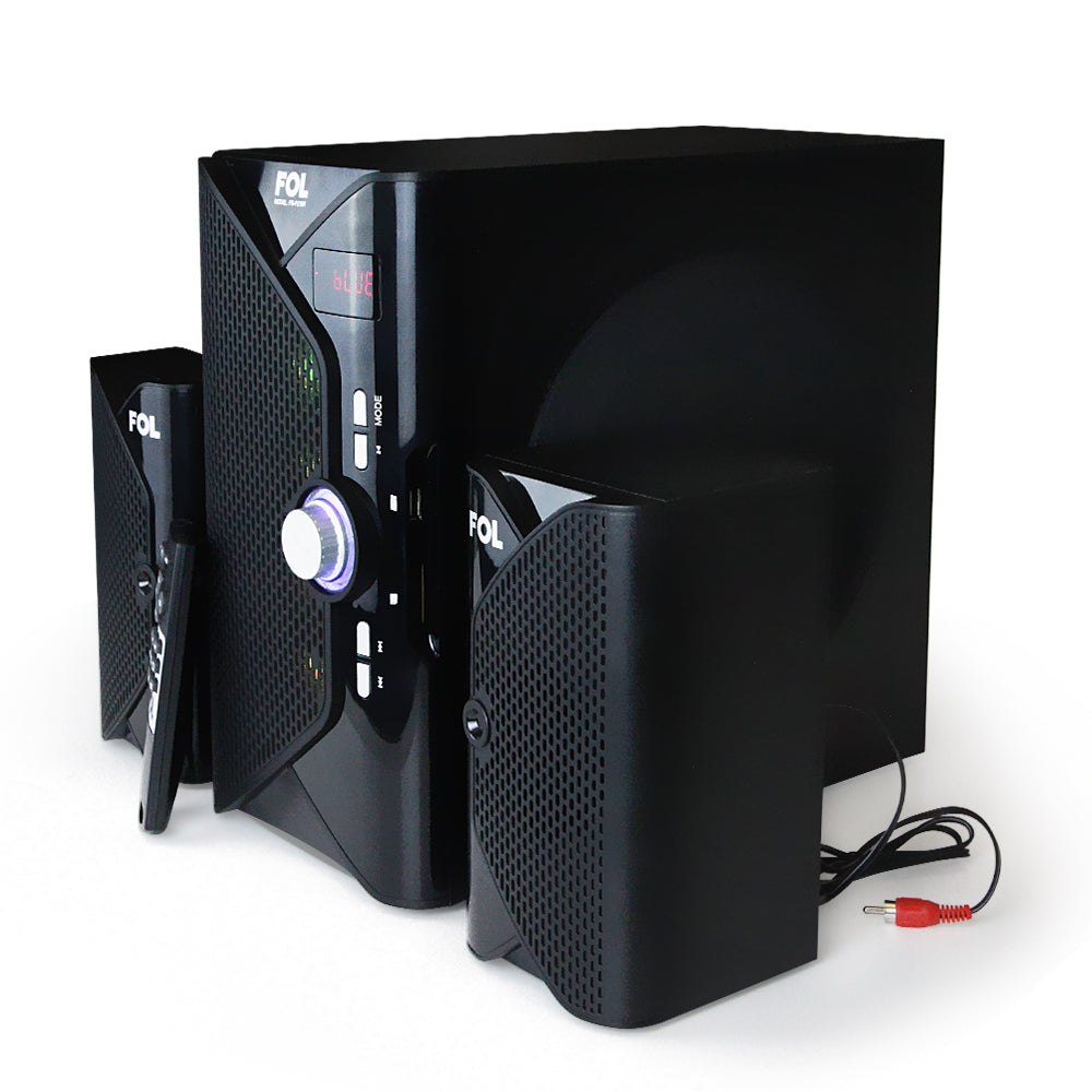 Minicomponente Bocinas fol 3.1 canales multimedia con control remoto FS-P2151
