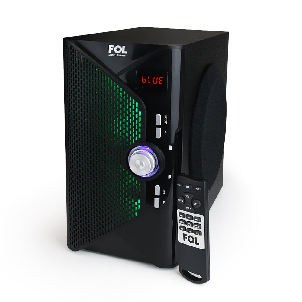 Minicomponente Bocinas fol 3.1 canales multimedia con control remoto FS-P2151