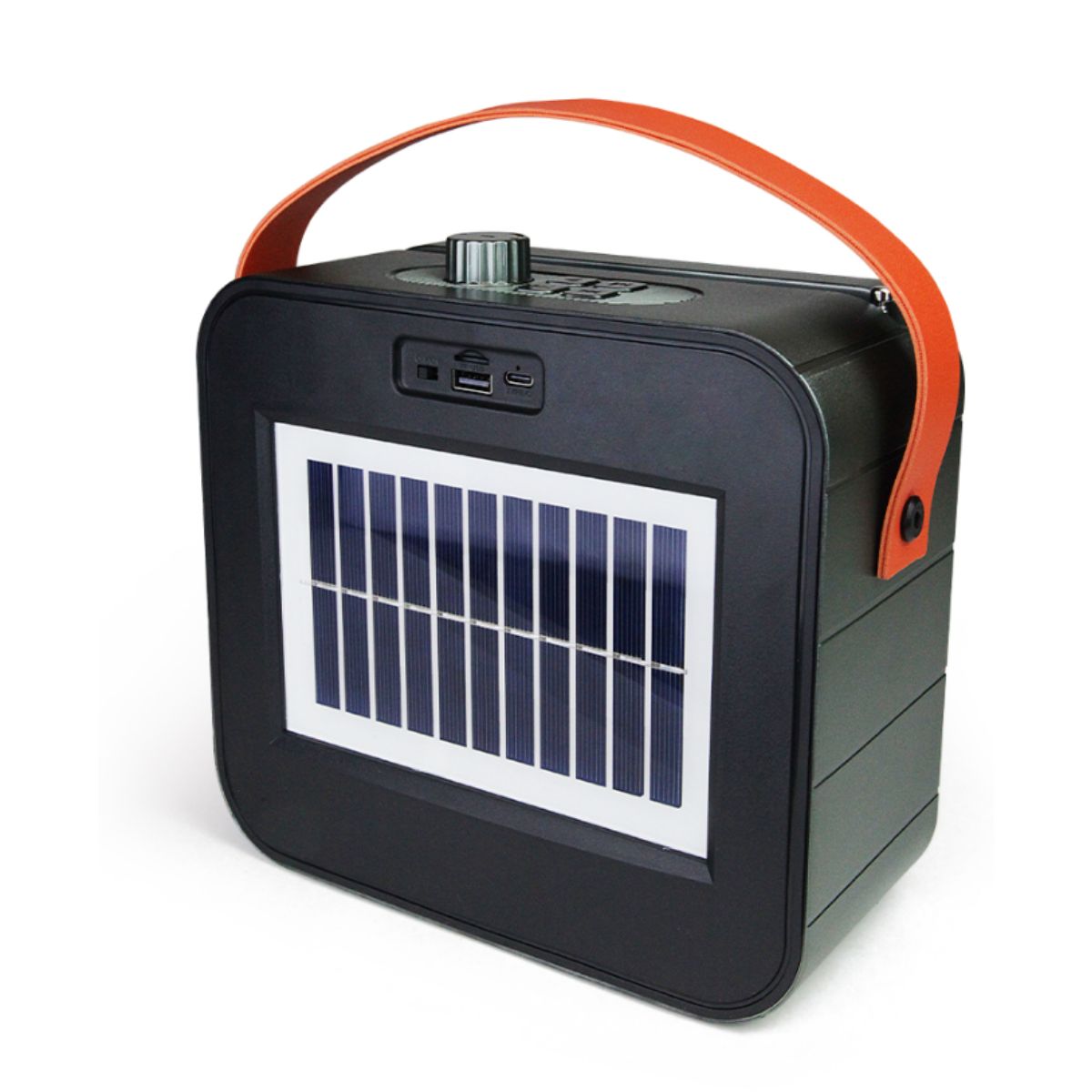 Bocina portátil BT FOL de 4"  Recargable con Panales Solares  FSS-S719