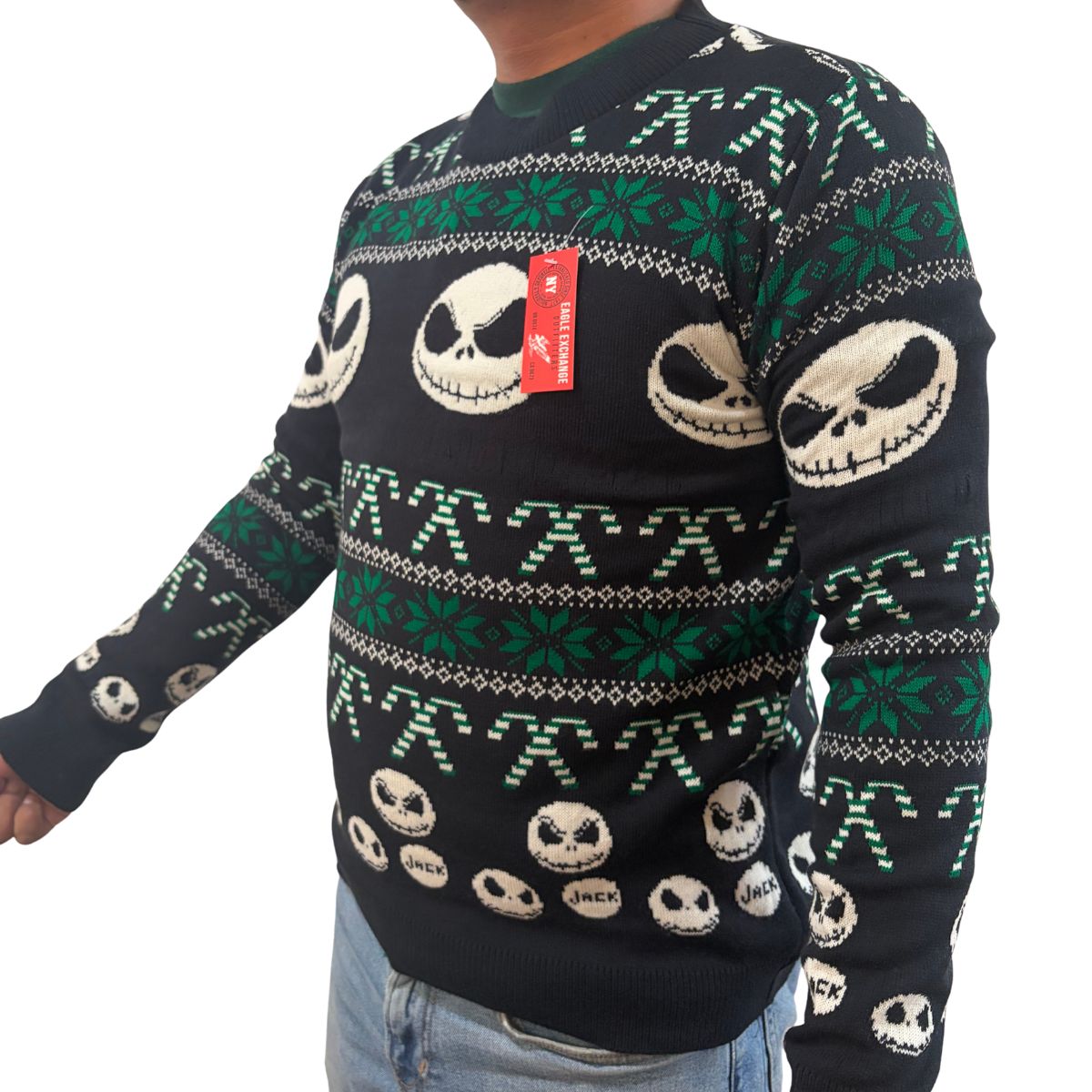 Suéter navideño Ugly Sweater Jack Skellington Unisex