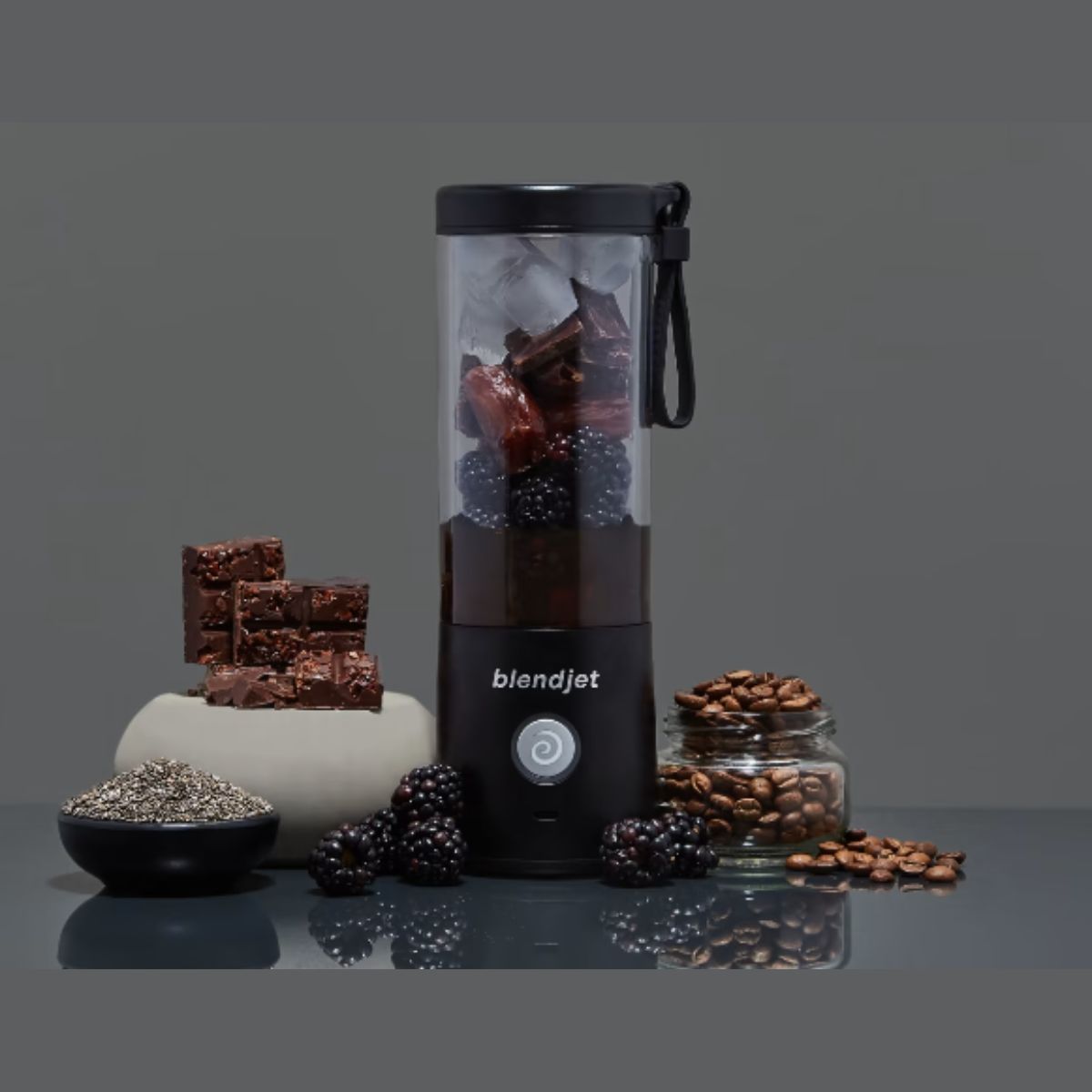 Licuadora Portátil 2 de 16 Oz con correa recargable USB BLENDJET2BLK