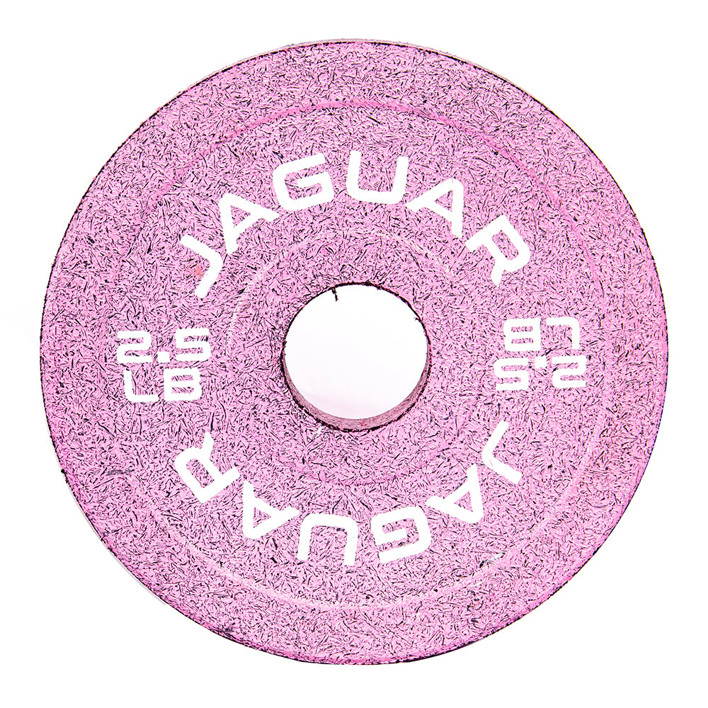Set de Bumpers de 5LB, 2.5LB y 1.25LB Modelo Barbie rosa | Bumpers Jaguar