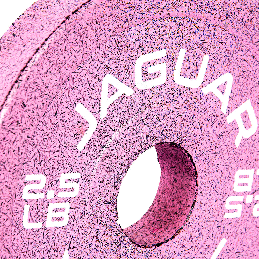 Set de Bumpers de 5LB, 2.5LB y 1.25LB Modelo Barbie rosa | Bumpers Jaguar