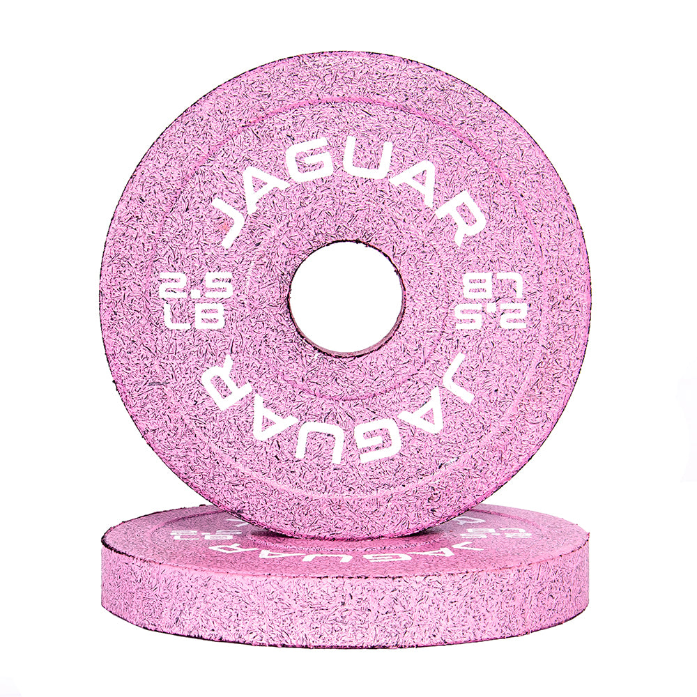 Set de Bumpers de 5LB, 2.5LB y 1.25LB Modelo Barbie rosa | Bumpers Jaguar