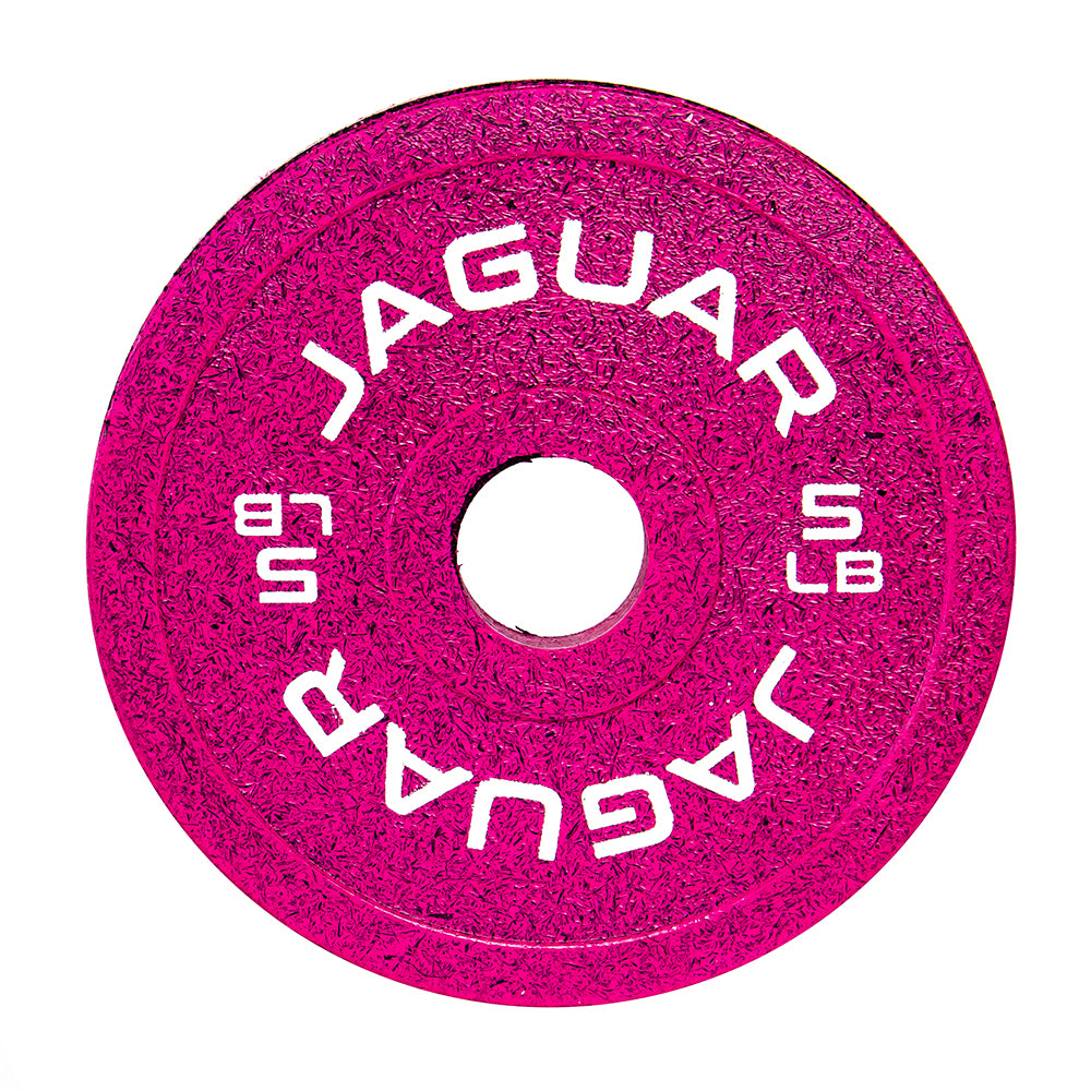 Set de Bumpers de 5LB, 2.5LB y 1.25LB Modelo Barbie rosa | Bumpers Jaguar