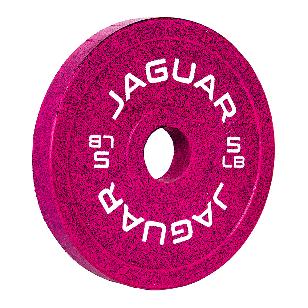 Set de Bumpers de 5LB, 2.5LB y 1.25LB Modelo Barbie rosa | Bumpers Jaguar