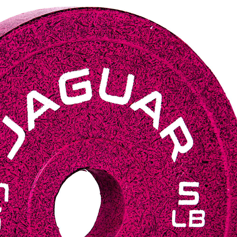 Set de Bumpers de 5LB, 2.5LB y 1.25LB Modelo Barbie rosa | Bumpers Jaguar