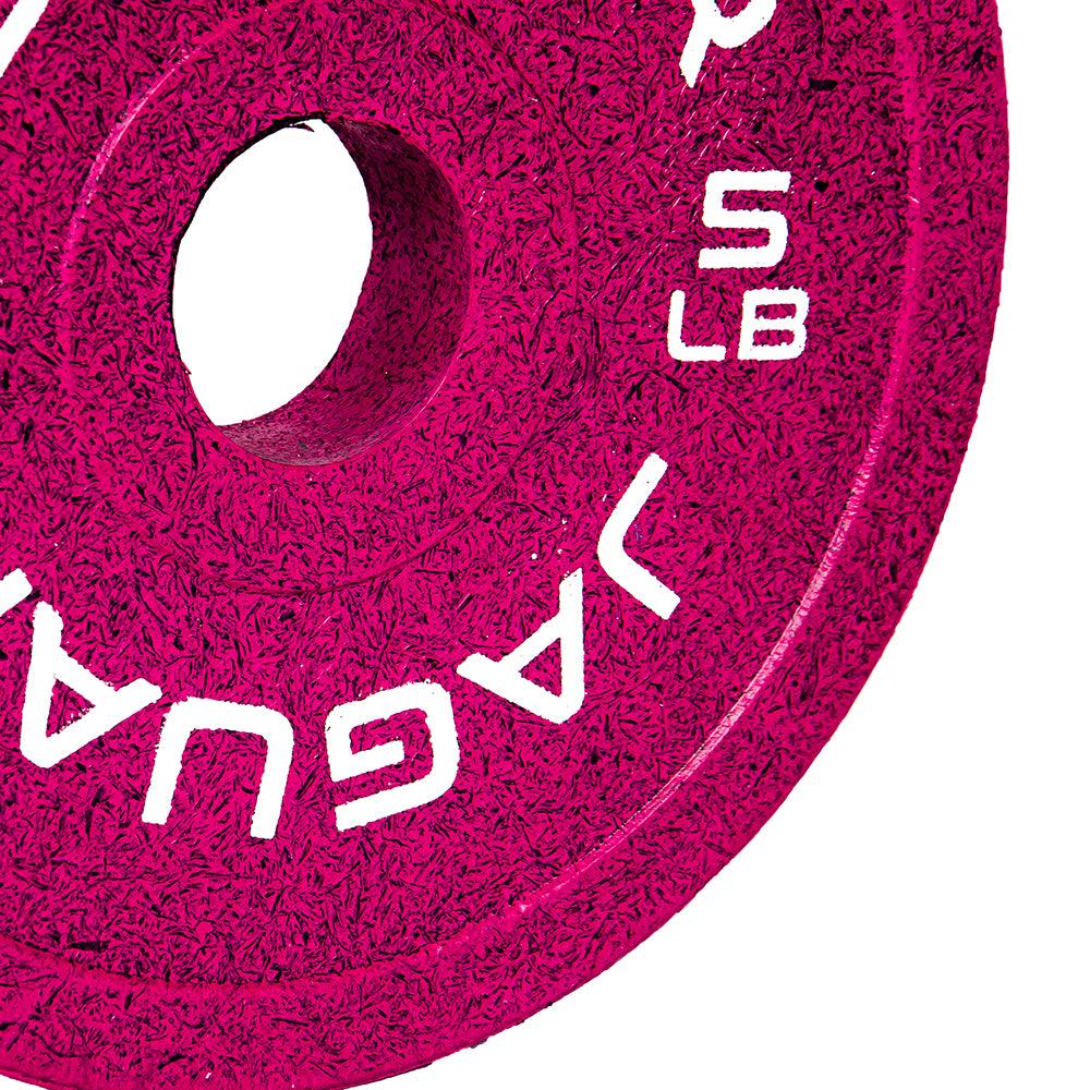 Set de Bumpers de 5LB, 2.5LB y 1.25LB Modelo Barbie rosa | Bumpers Jaguar