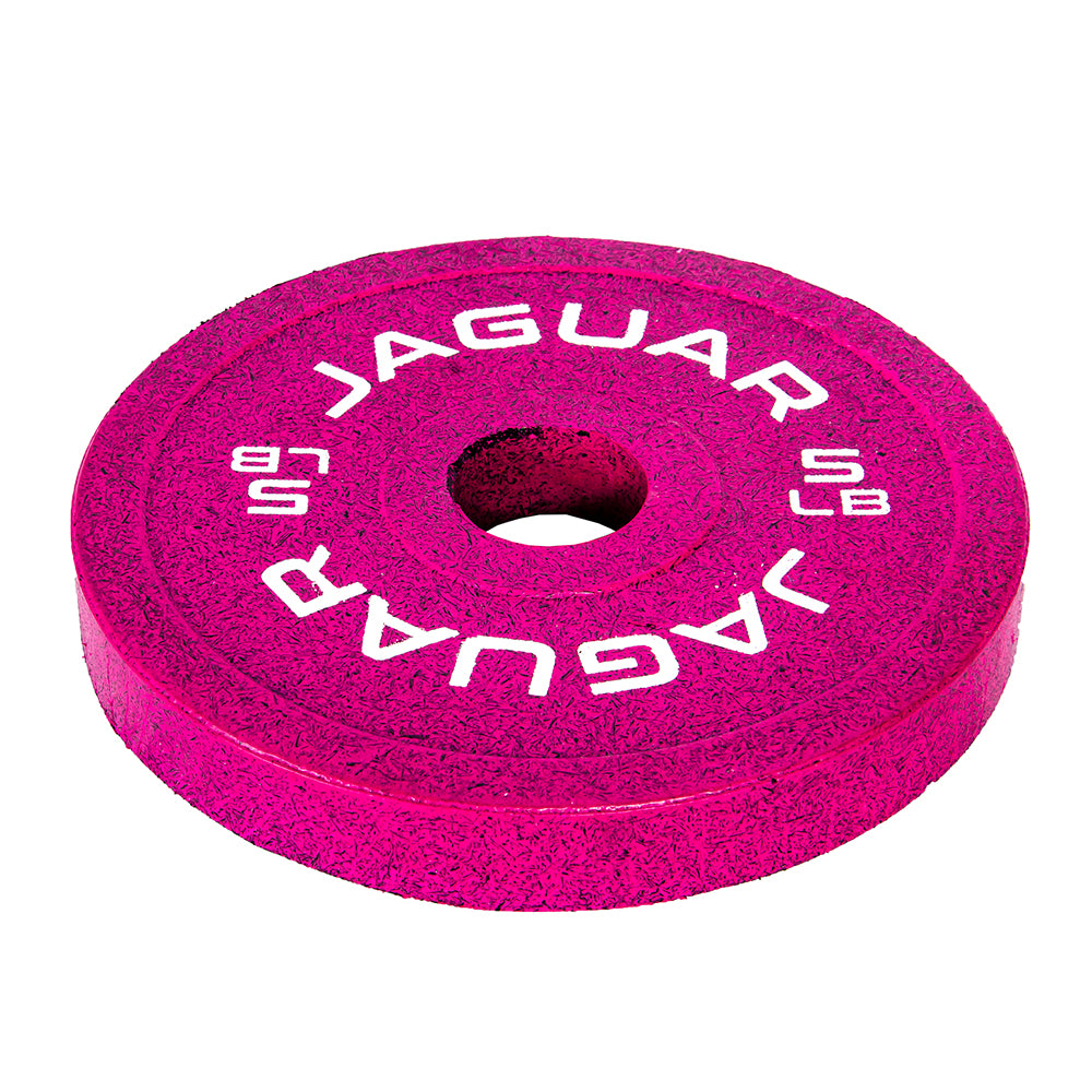 Set de Bumpers de 5LB, 2.5LB y 1.25LB Modelo Barbie rosa | Bumpers Jaguar