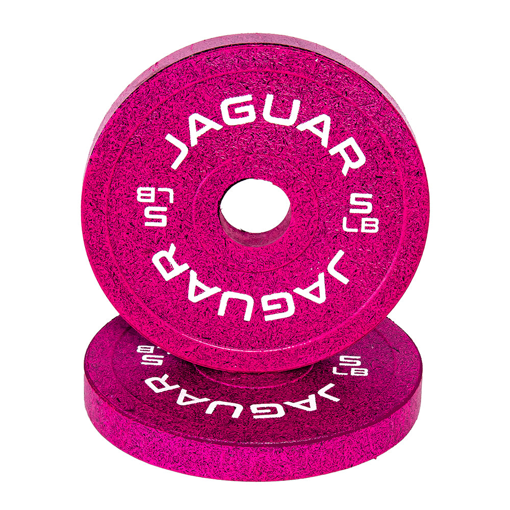 Set de Bumpers de 5LB, 2.5LB y 1.25LB Modelo Barbie rosa | Bumpers Jaguar