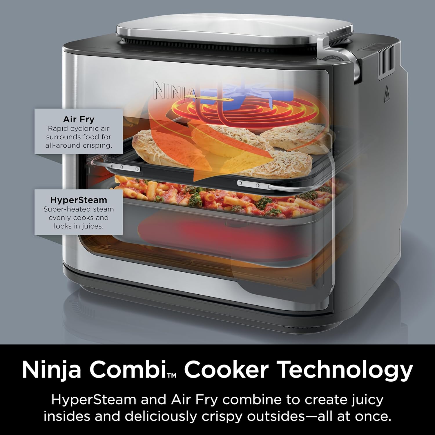 Horno y freidora de aire multicocina Ninja SFP703CO