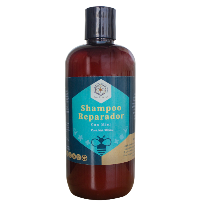 Shampoo Reparador con Miel - BEE TIERRA - 500ml